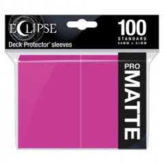 Pro Matte Eclipse (Ultra Pro) - Standard Sleeves - 100ct - Hot Pink